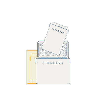 Cooler Box Set / Sea Boat Blue